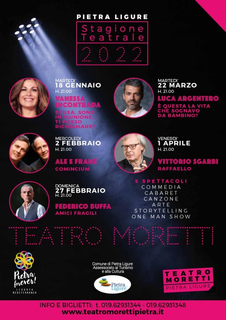 locandina stagione teatro moretti 2022