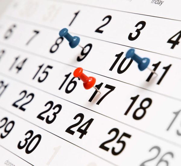 Kalender mit Erlebnissen und Veranstaltungen 2023