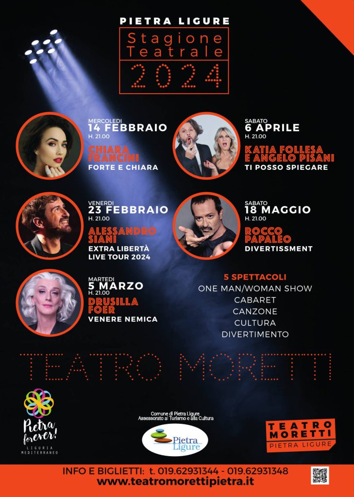 locandina teatro moretti 2024